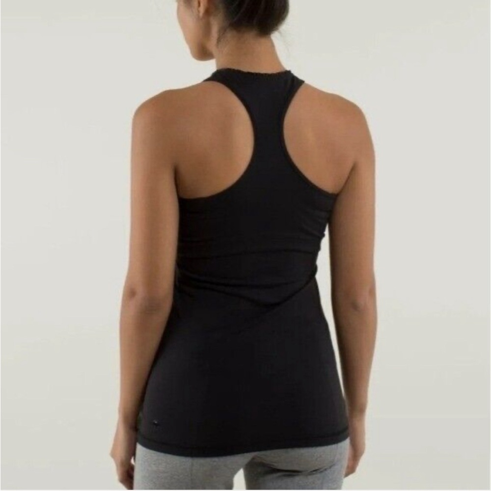 Lululemon Black ‎ Ruffle Trim Tank - Picture 2 of 7